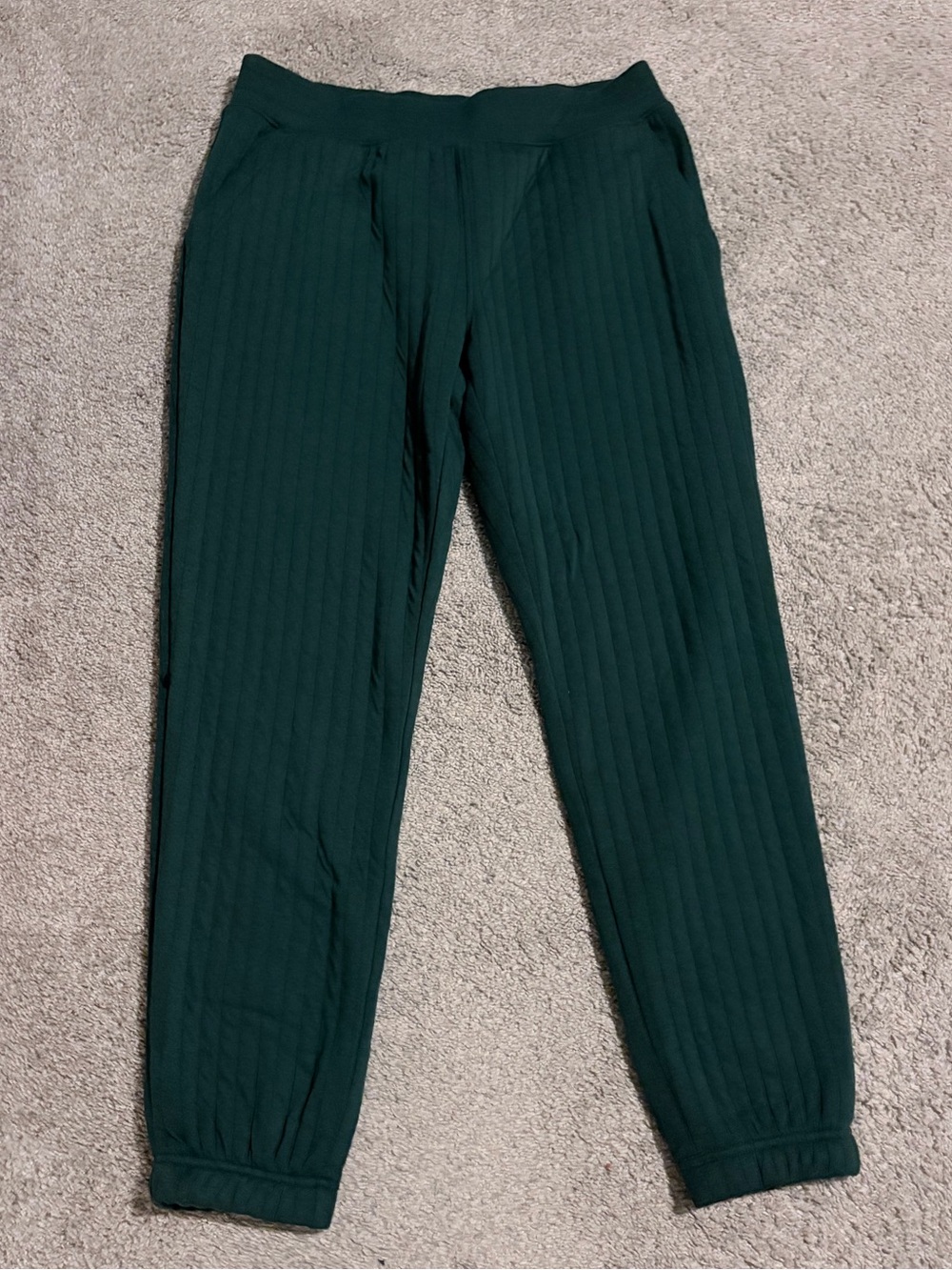Goodfellow & Co Dark Teal Ribbed Waistband Joggers